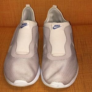 Nike Slip-on rose gold tennis shoes